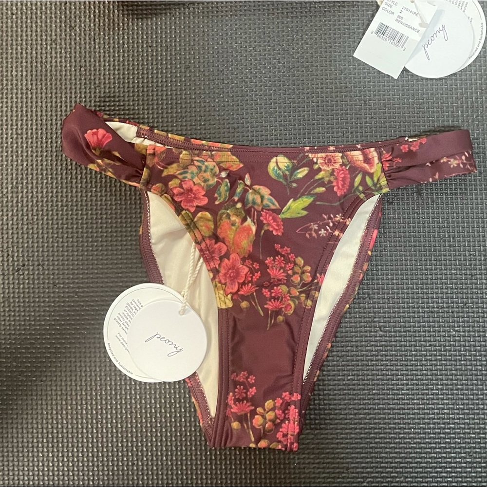 Peony Renaissance bikini bottom